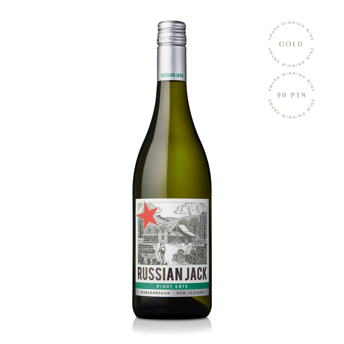 Russian Jack Marlborough Pinot Gris
